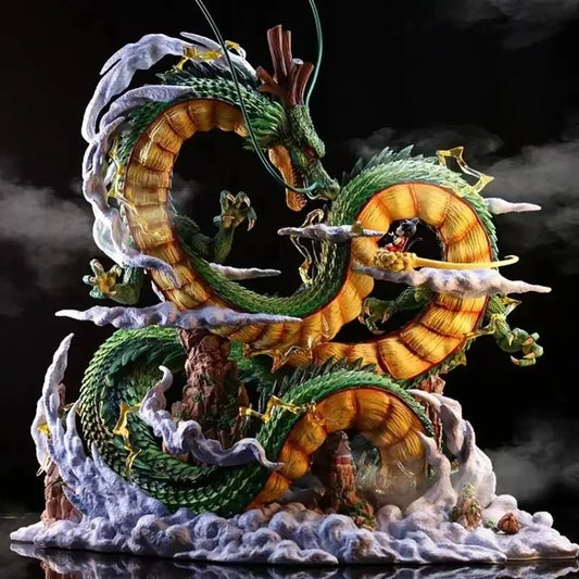 Figura de Shenlong y Goku 24cm modelo de estatua de Pvc,Figuras anime. - EStore - EStore - 14:193#with box - with box - Figura de Shenlong y Goku 24cm modelo de estatua de Pvc,Figuras anime.