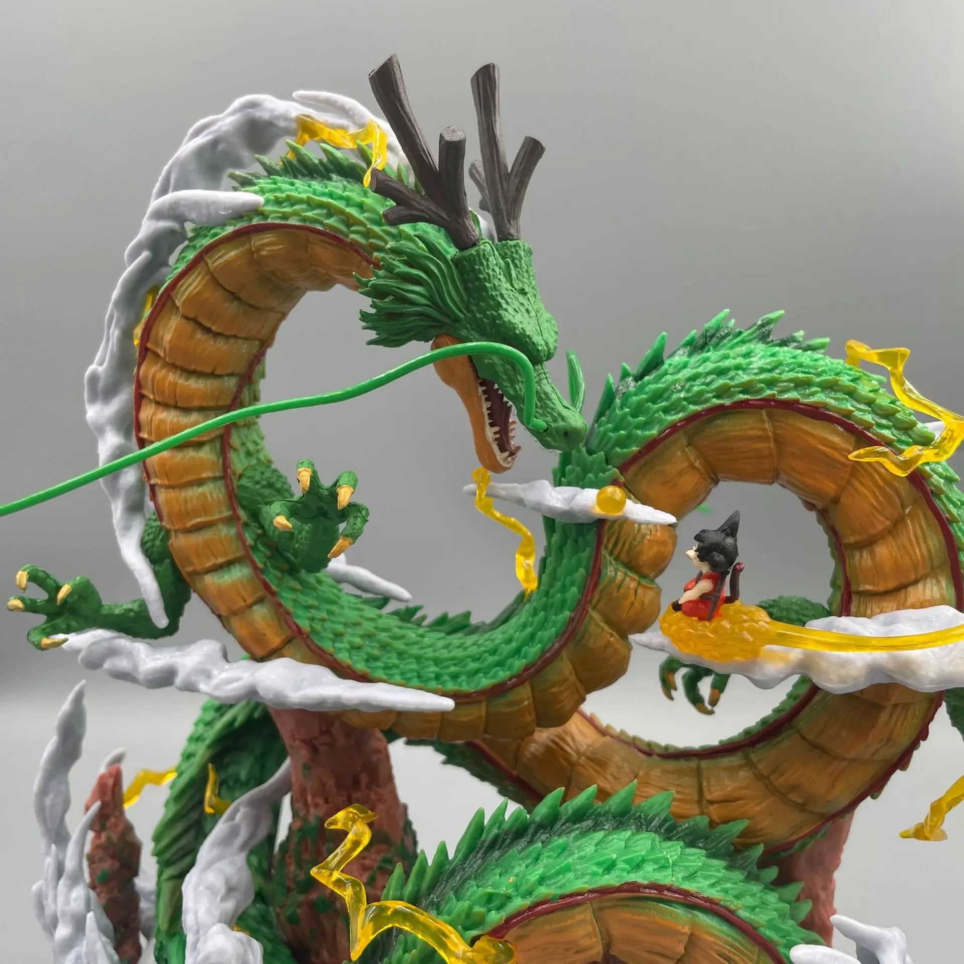 Figura de Shenlong y Goku 24cm modelo de estatua de Pvc,Figuras anime. - EStore - EStore - 14:193#with box - with box - Figura de Shenlong y Goku 24cm modelo de estatua de Pvc,Figuras anime.